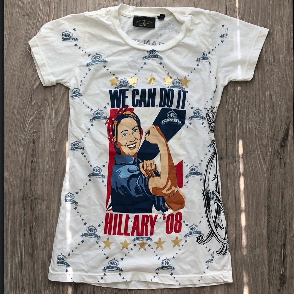 Hillary Clinton T-shirt Christian Audigier